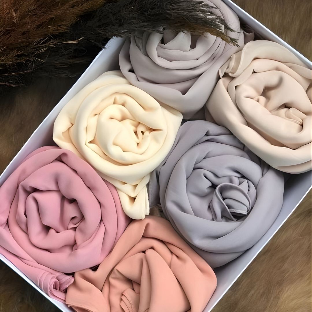 Georgette Chiffon - Bundle of 3