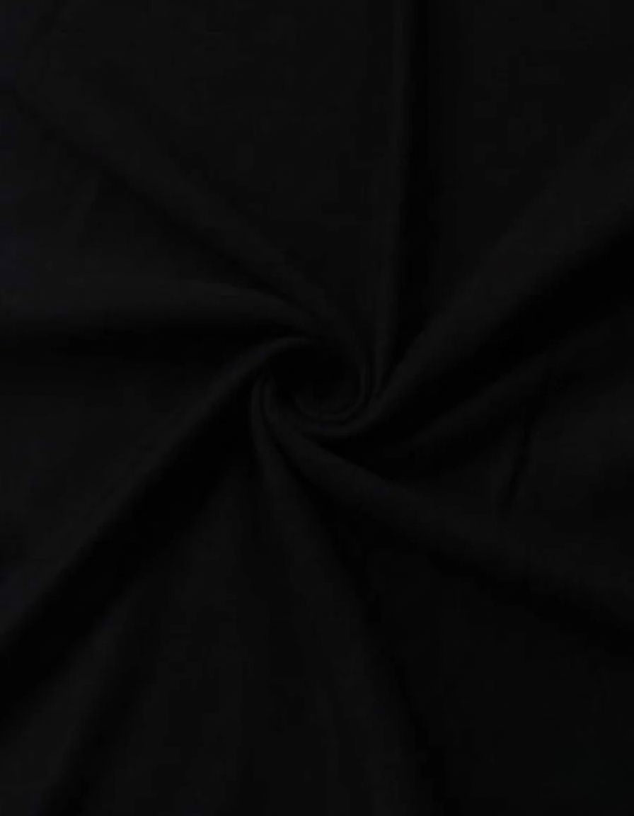 Plain Jersey Hijab - Black