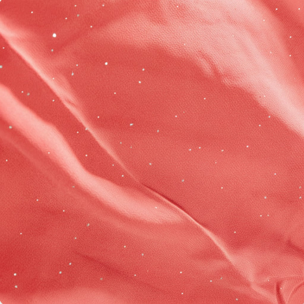 Moonlit Georgette Hijab - Bright Coral
