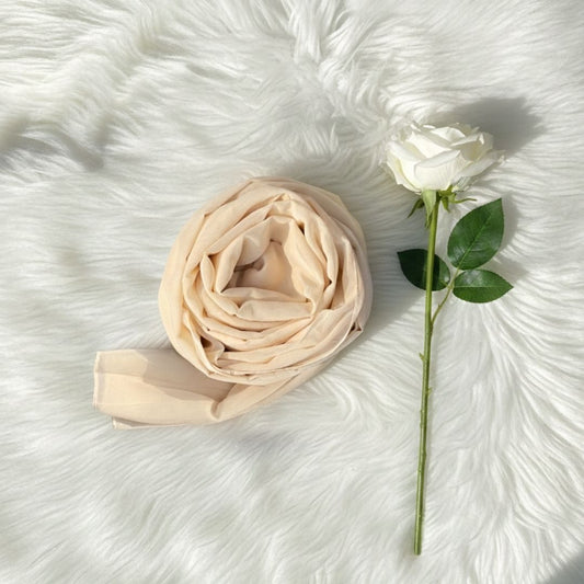 Georgette Chiffon - Cream Biege