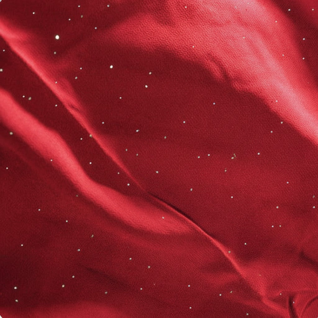 Moonlit Georgette Hijab - Hot Red