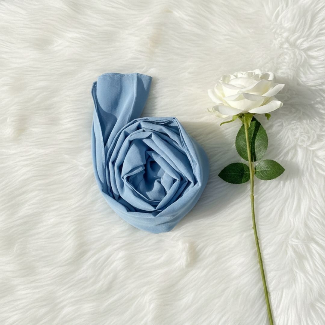 Georgette Chiffon - Sky Mist