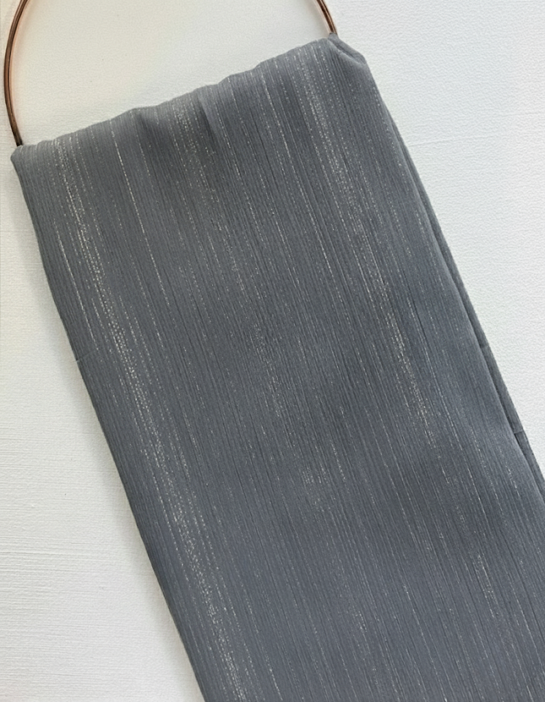 Sparkling Crinkle Shiffon - Slaty