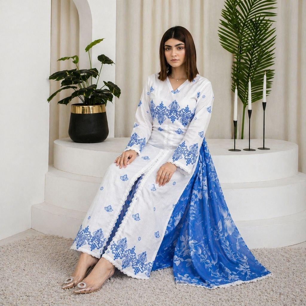 Elegant Lawn Collection - 3 Piece Unstitched Suits