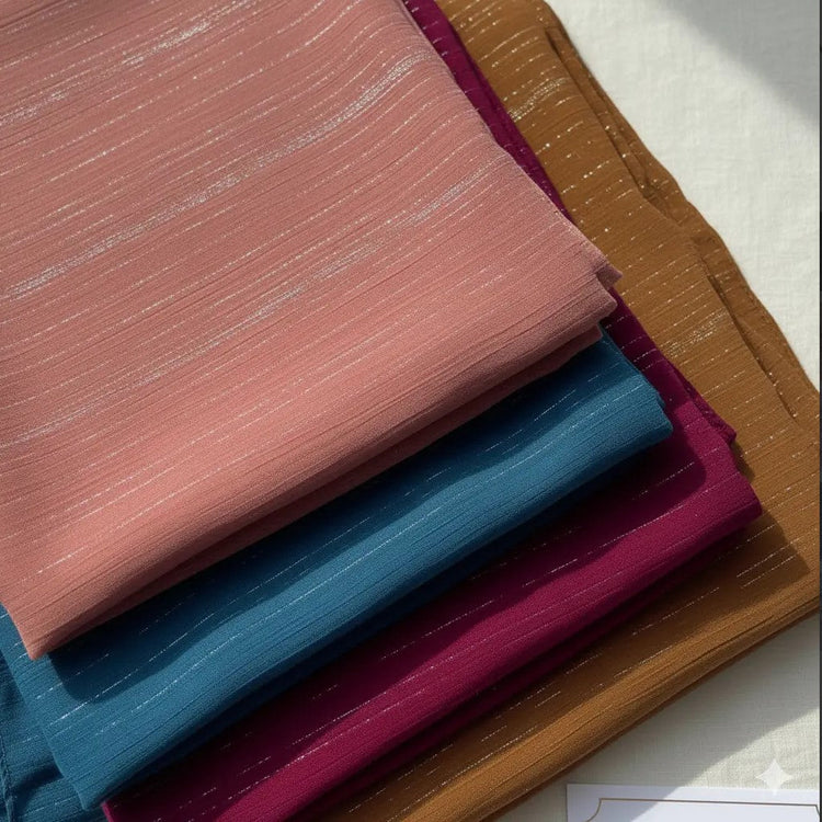 Sparkling Crinkle Chiffon