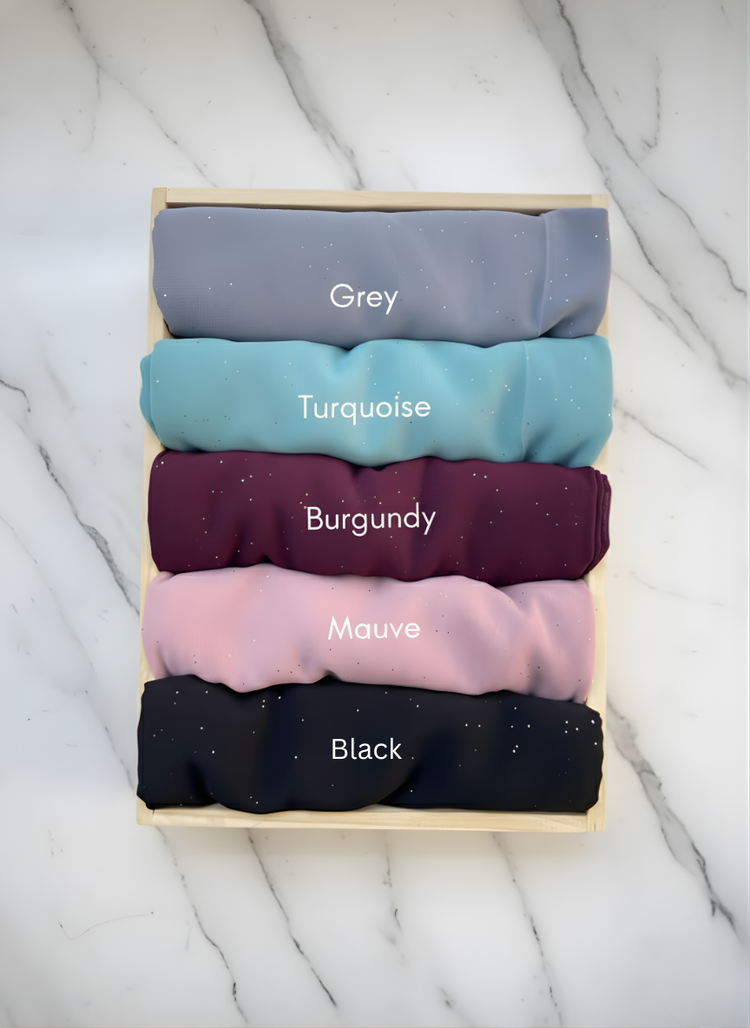 Moonlit Georgette Hijab