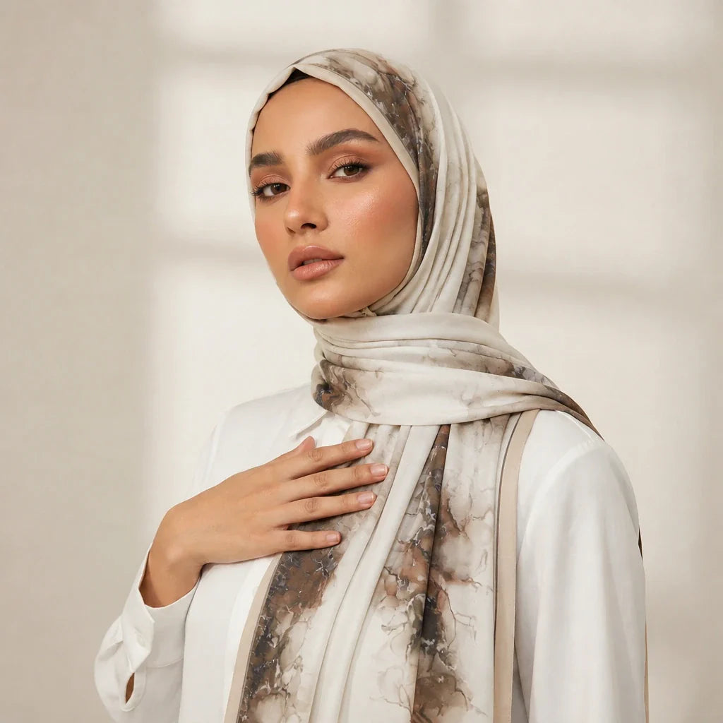 Korean Printed Chiffon Hijabs