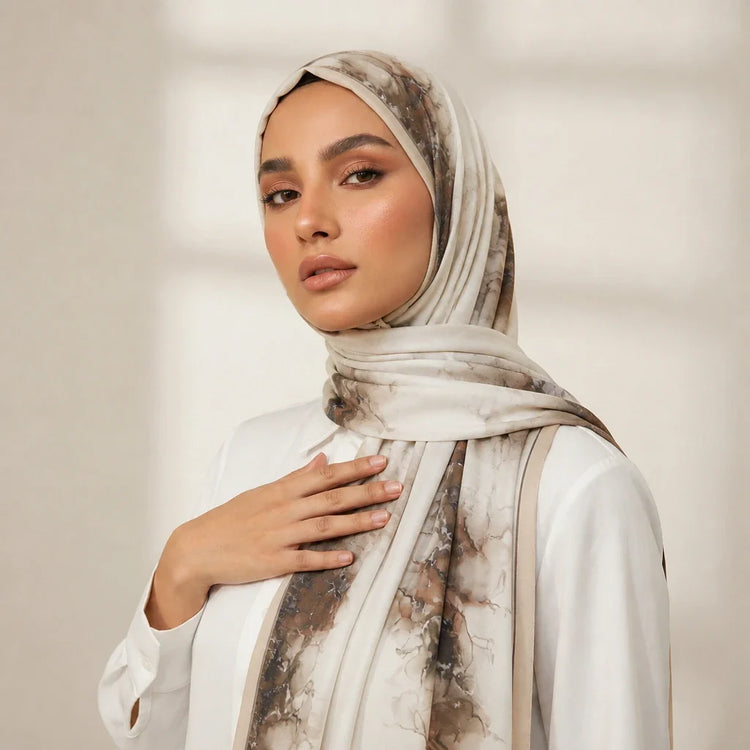 Korean Printed Chiffon Hijabs