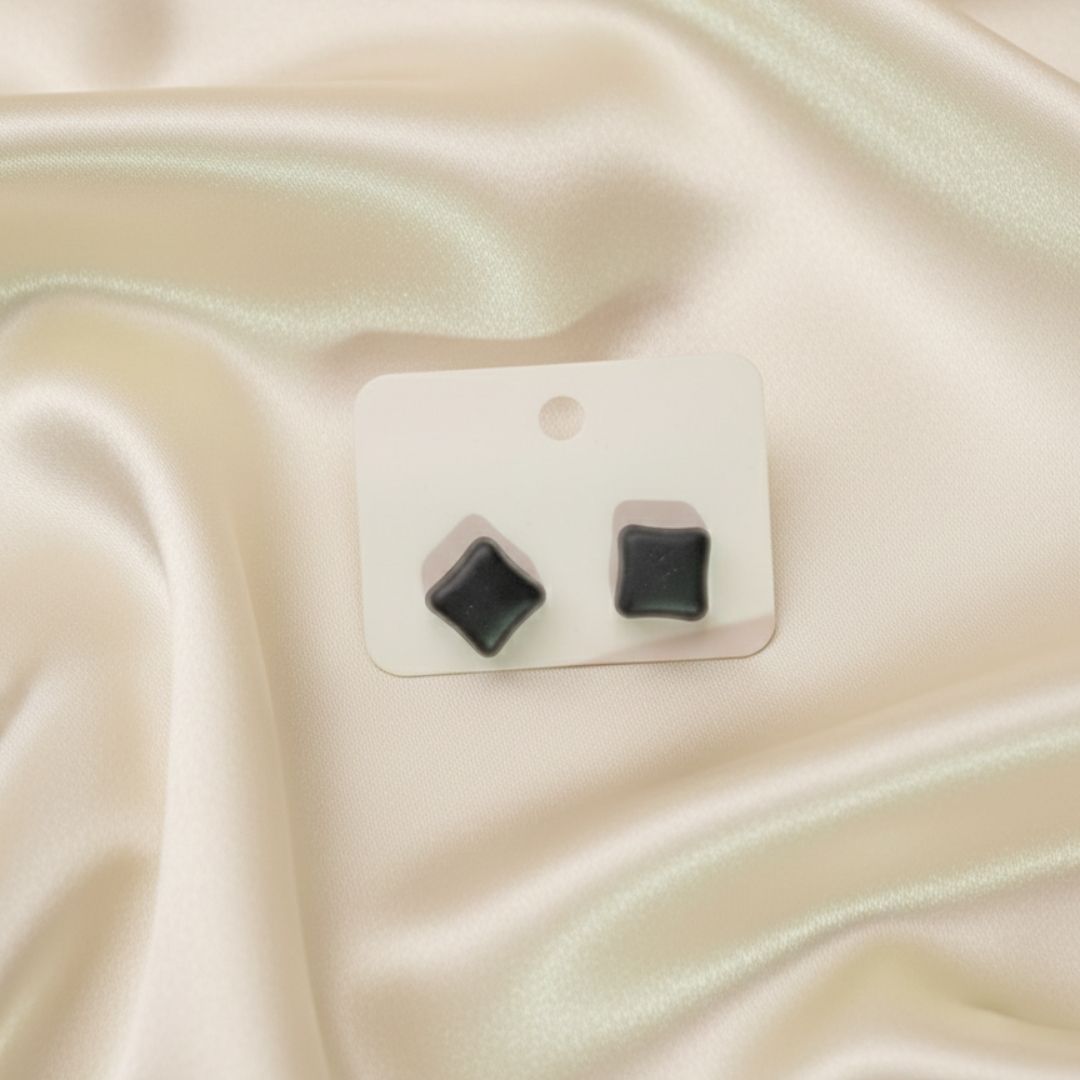 Hijab Magnet - Square Shaped (Matte Black )