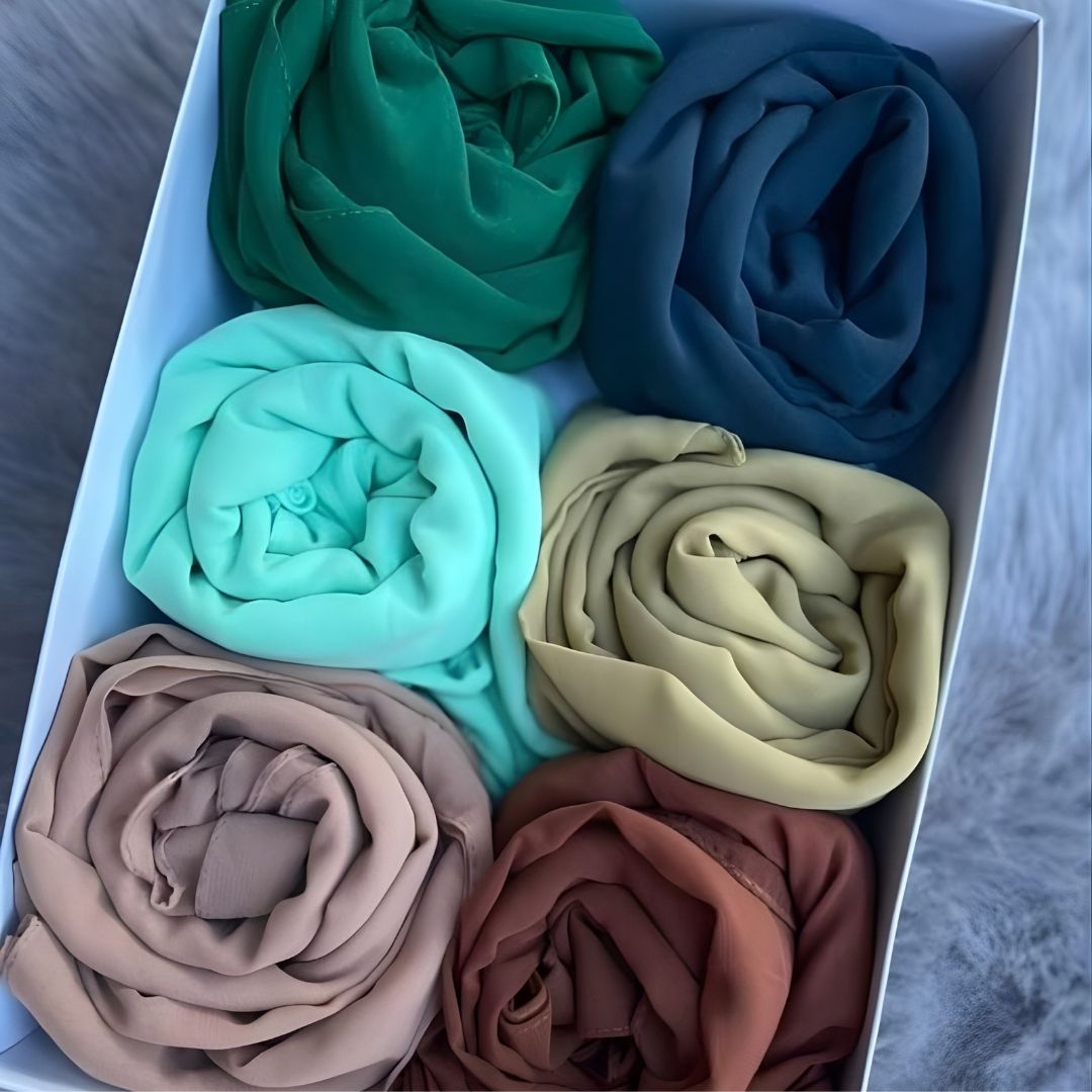 Georgette Chiffon - Bundle of 8