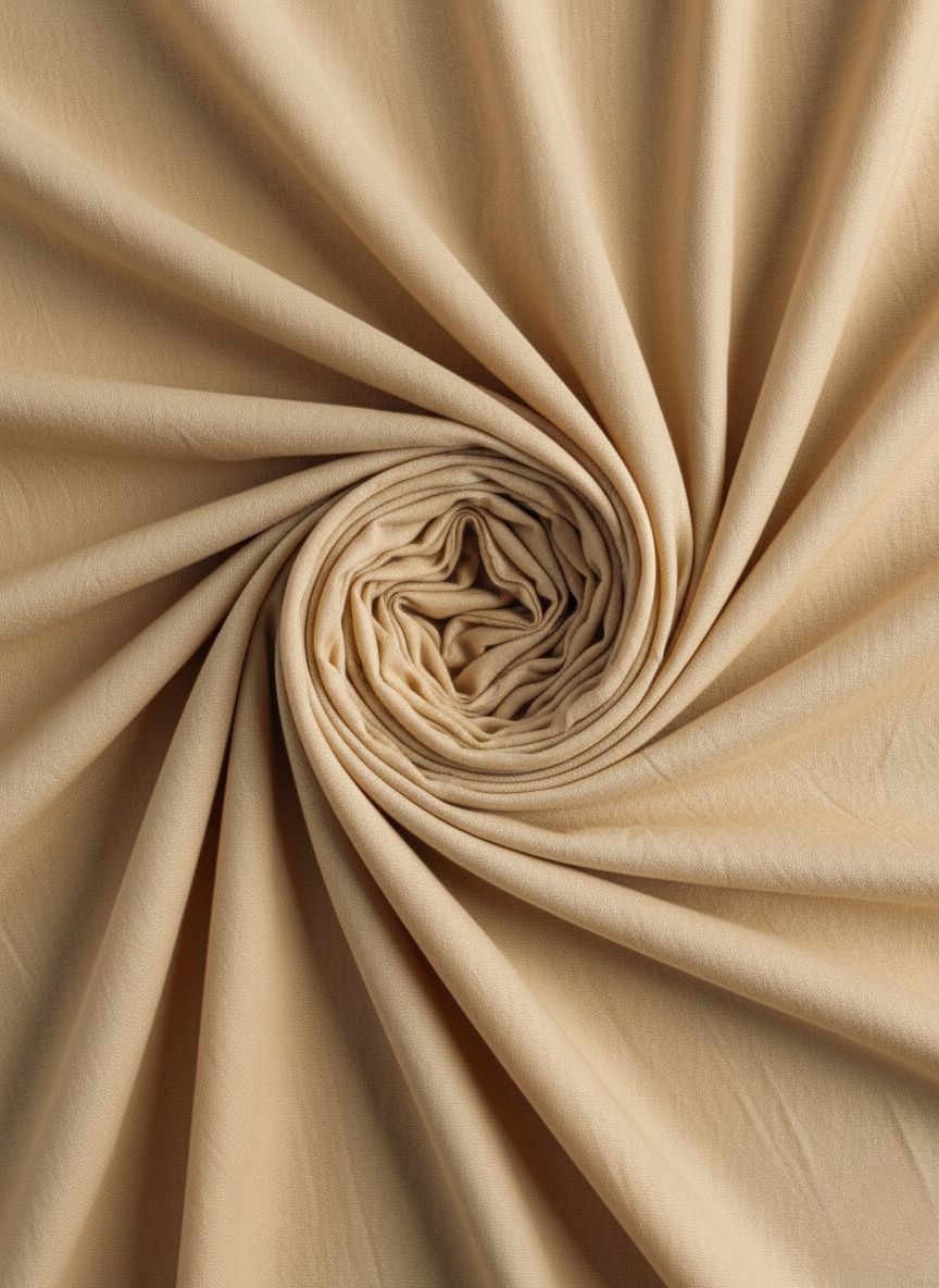 Plain Jersey Hijab - Beige