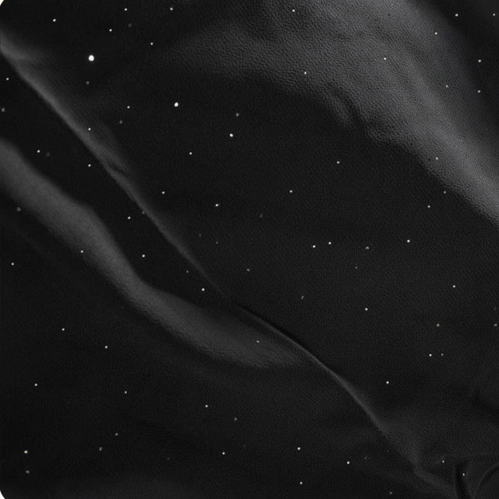 Moonlit Georgette Hijab - Black