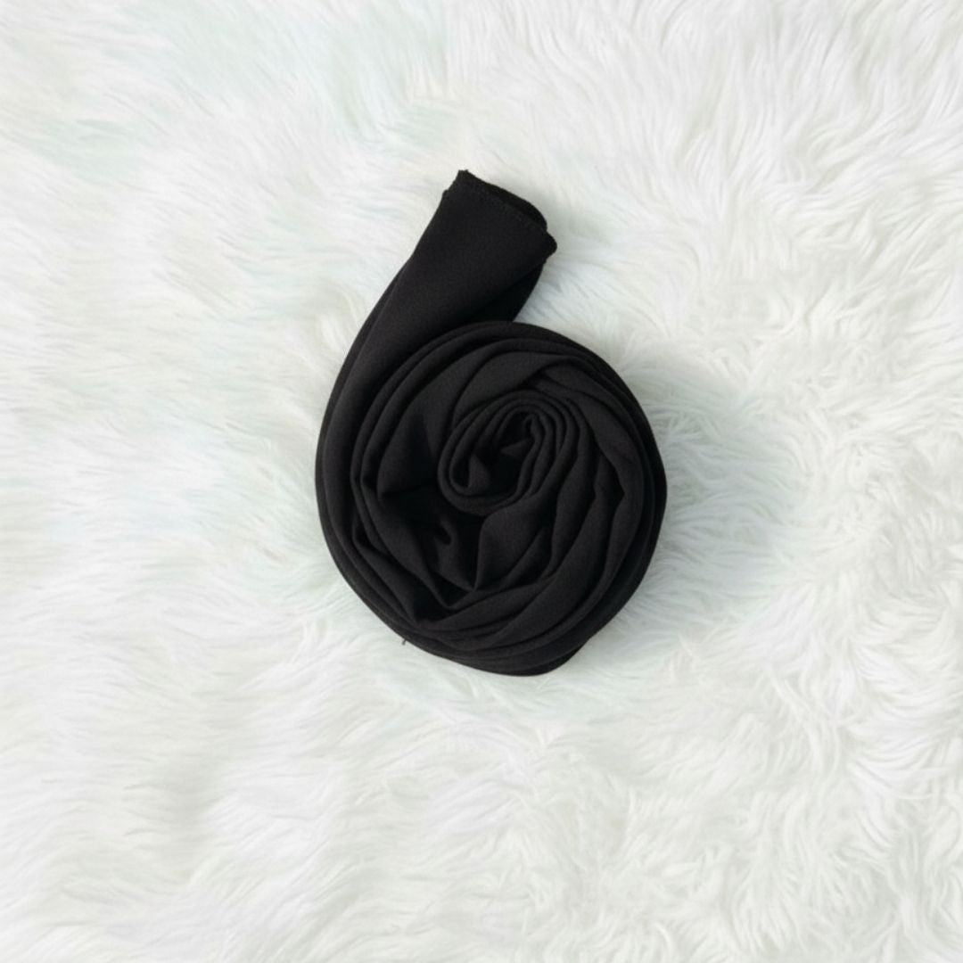 Georgette Chiffon - Black