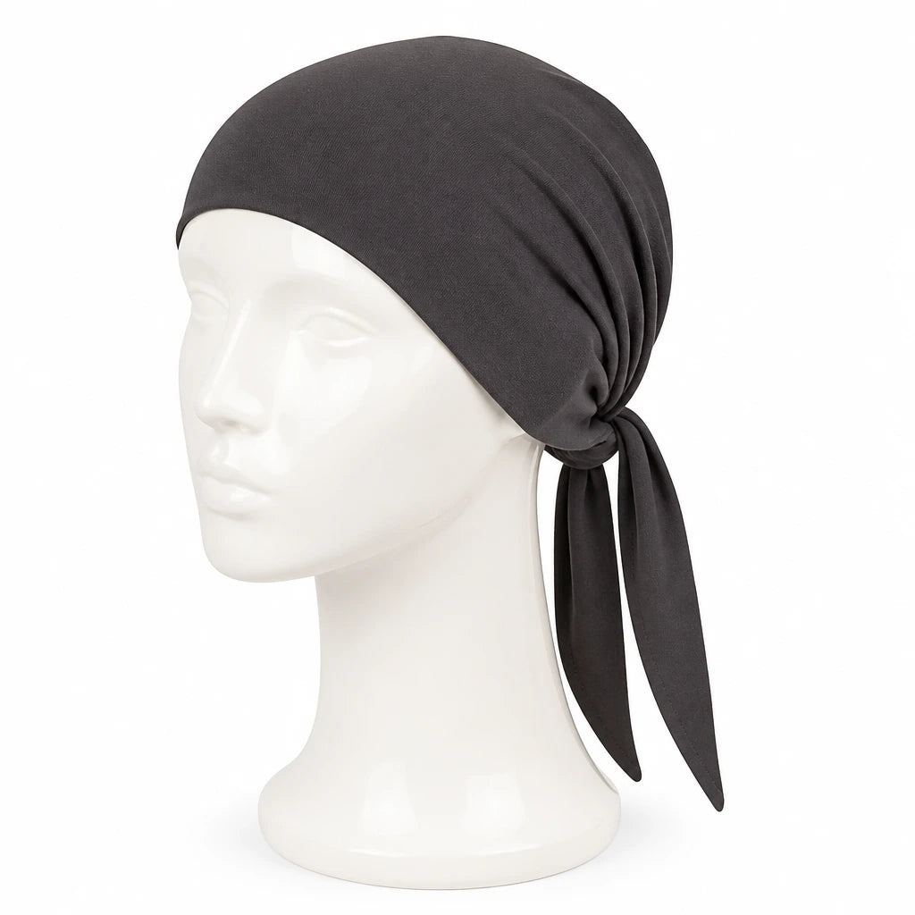 Tie Back Cap - Black
