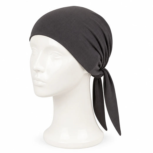 Tie Back Cap - Black