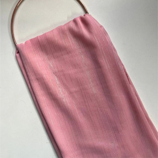 Sparkling Crinkle Chiffon - Blush Pink