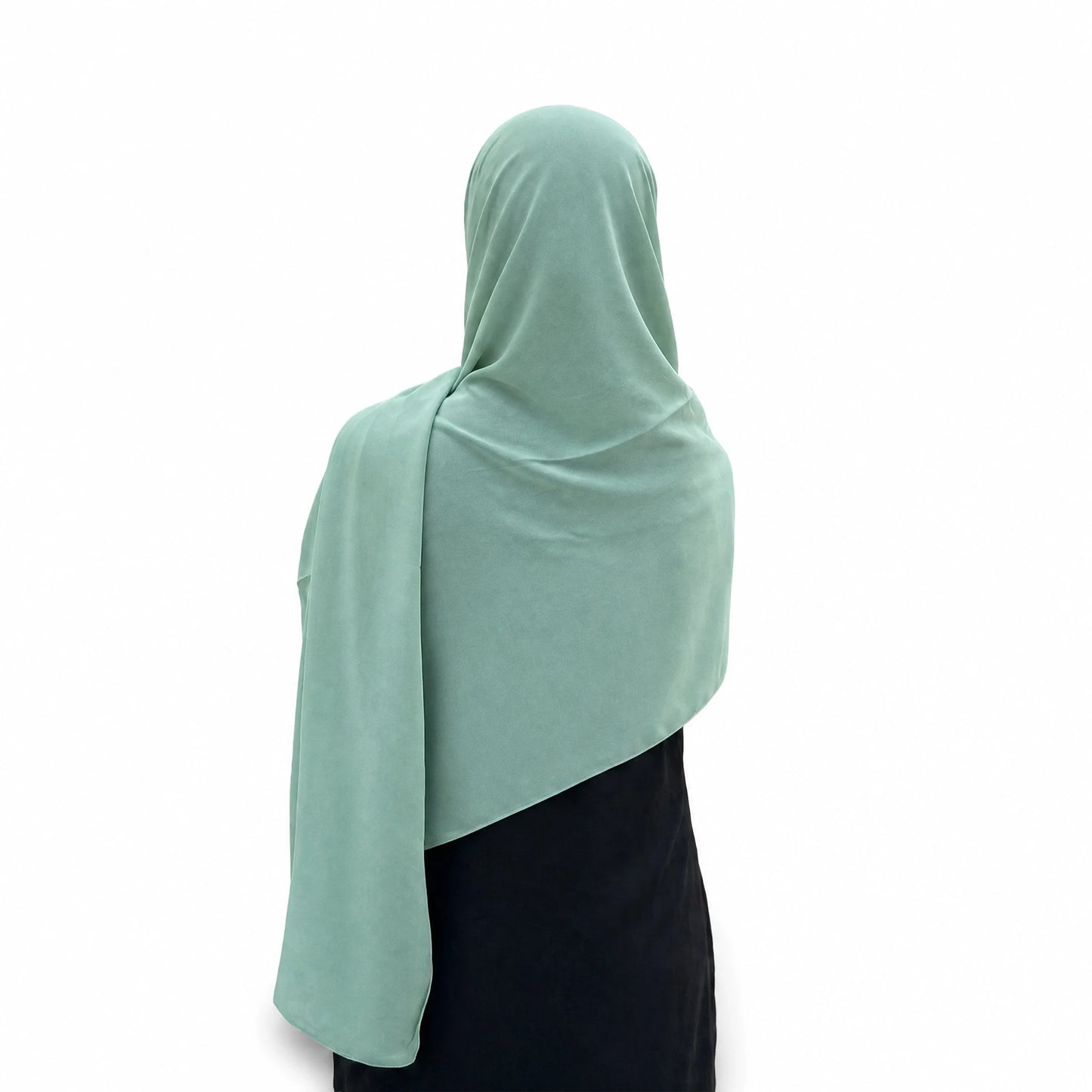 Plain Georgette - Bottle Green