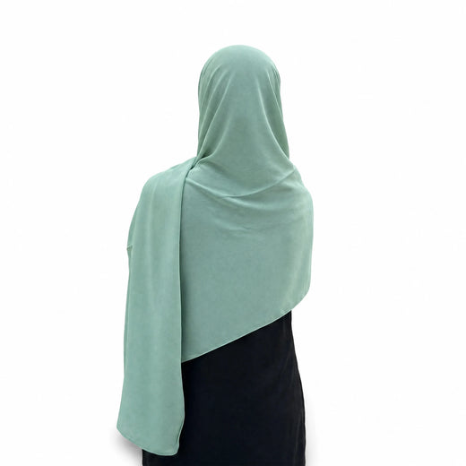 Plain Georgette - Bottle Green