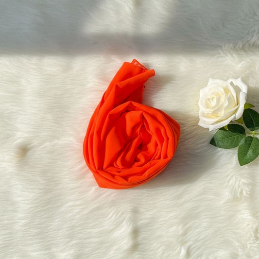 Georgette Chiffon - Bright Orange