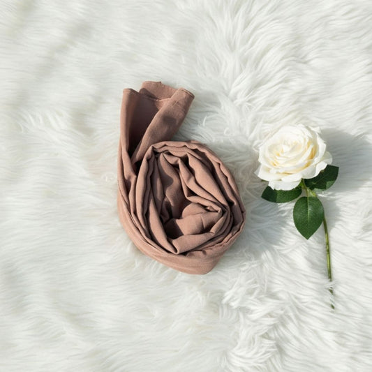 Georgette Chiffon - Nude Brown