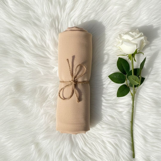 Plain Georgette - Butter Cream