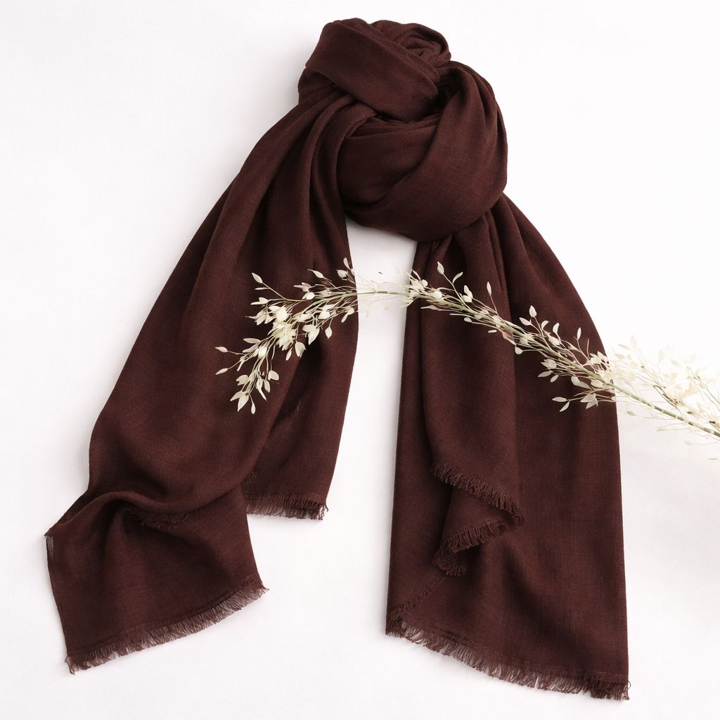 Turkish Lawn XL Hijab - Choclate Brown