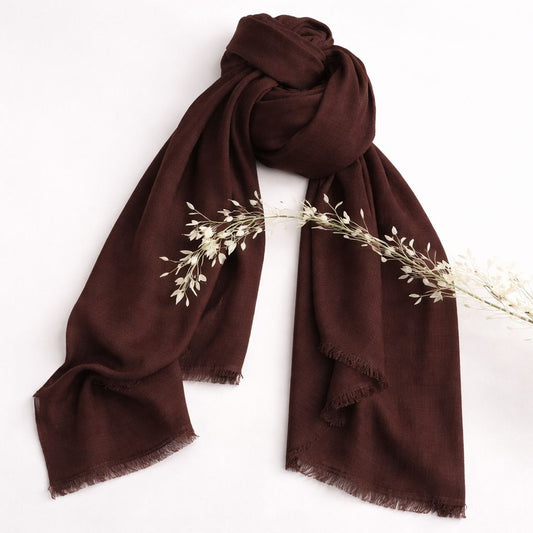 Turkish Lawn XL Hijab - Choclate Brown