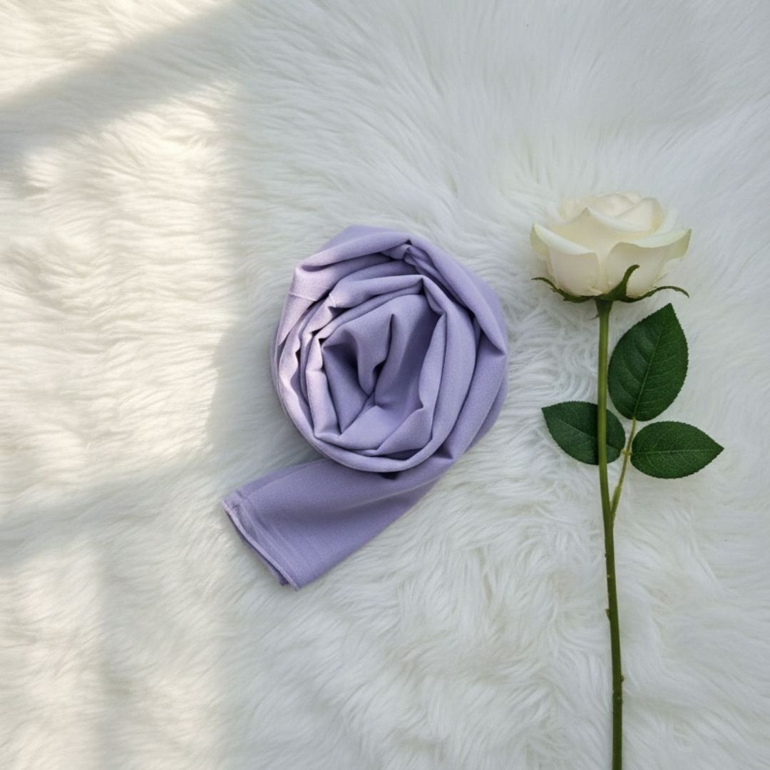 Georgette Chiffon - Cloudy Lilac