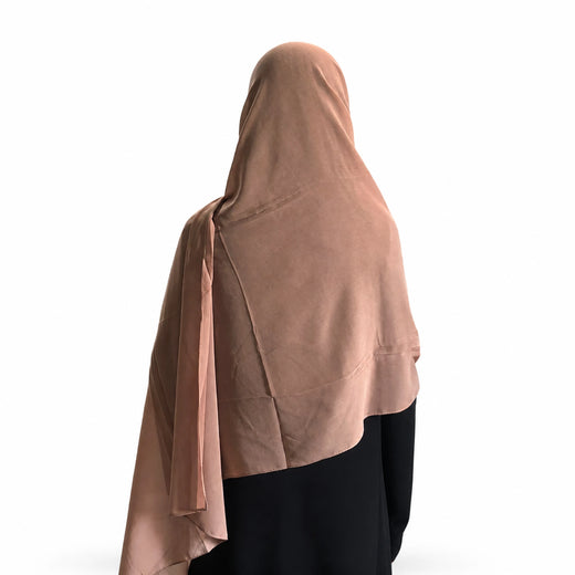 Plain Georgette - Coffee Brown