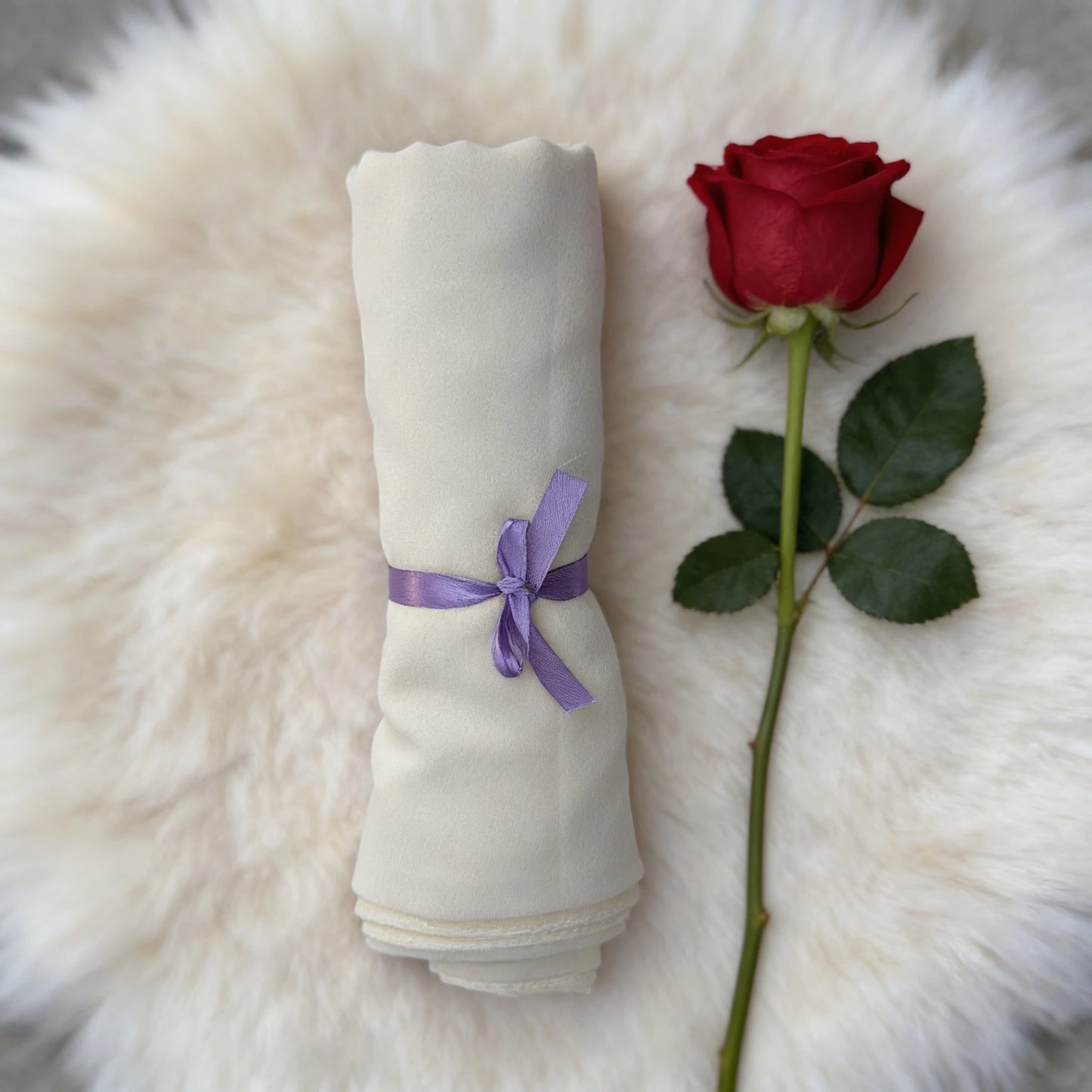 Plain Georgette -  Cream Pearl