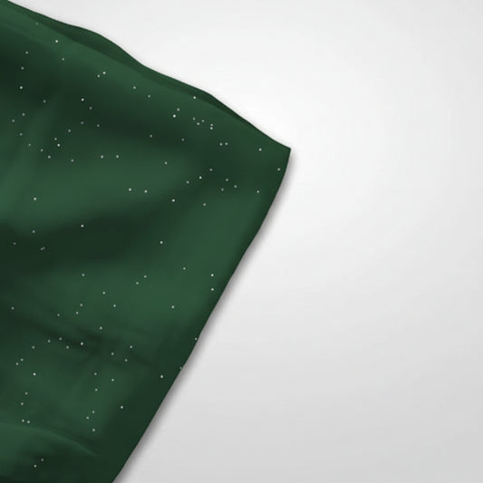 Moonlit Georgette Hijab - Dark Green