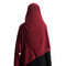Plain Georgette - Deep Maroon