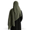 Plain Georgette - Deep Olive
