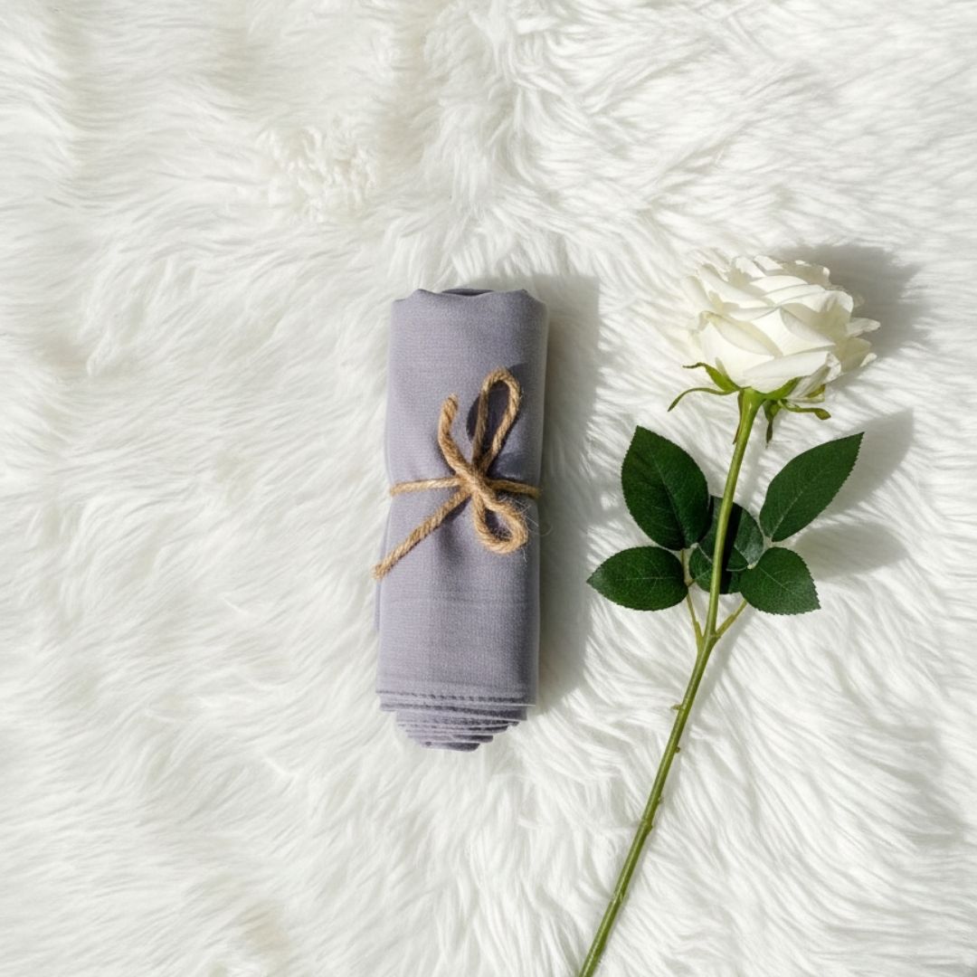 Georgette Chiffon - Dove Grey