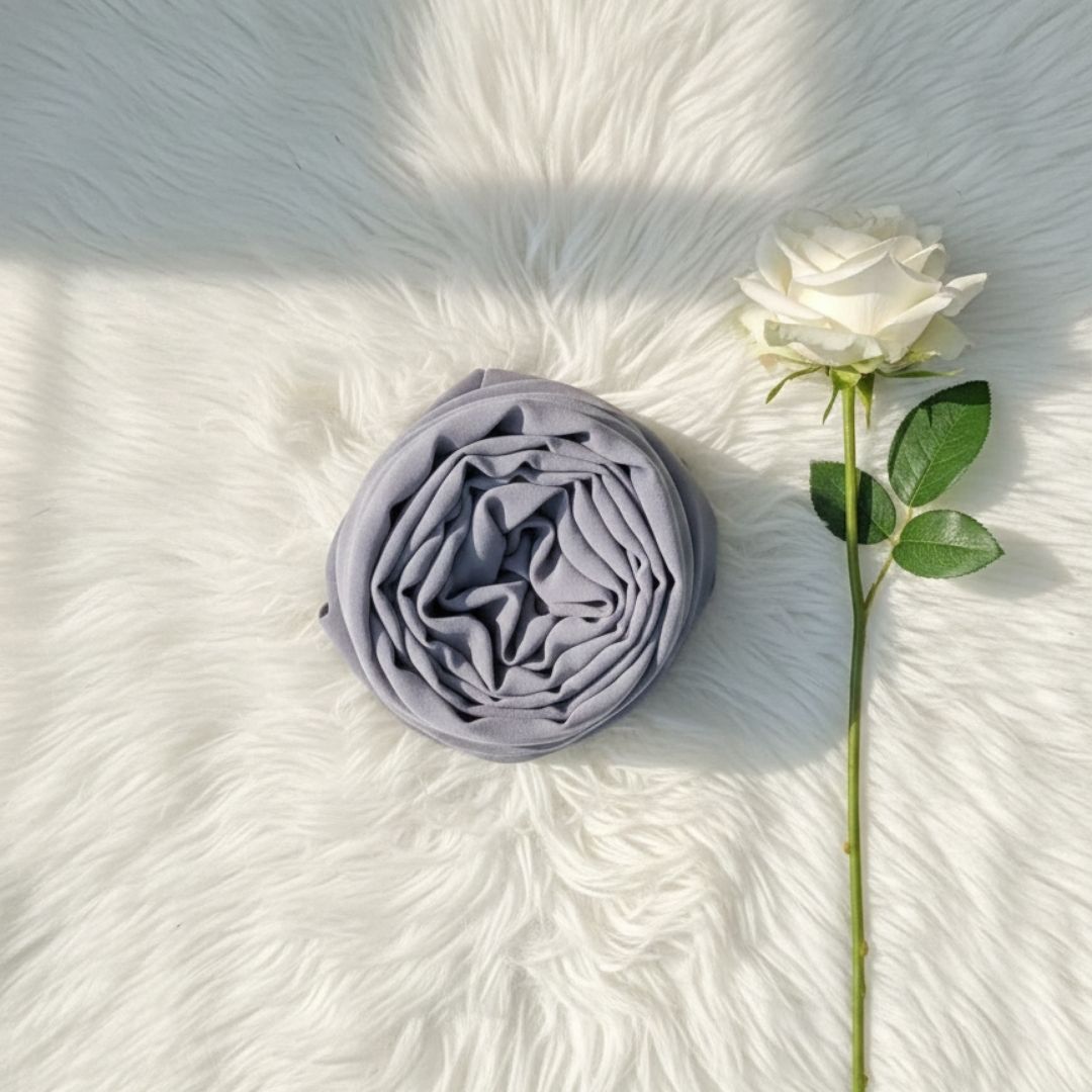 Georgette Chiffon - Dove Grey