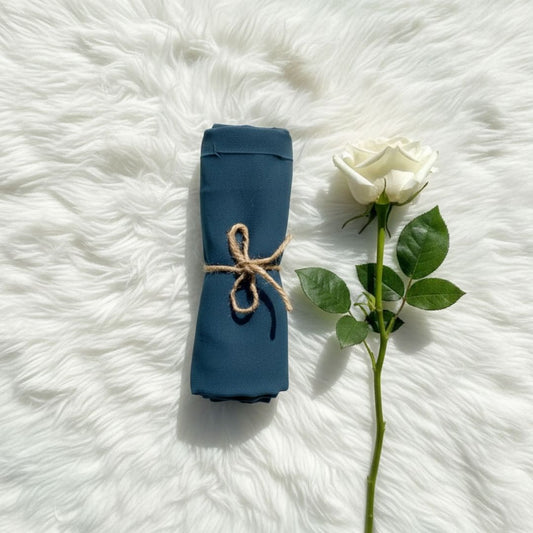 Georgette Chiffon - Dusty Teal