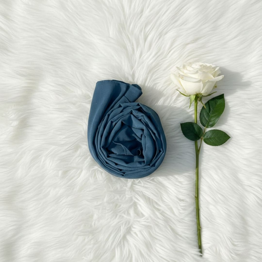 Georgette Chiffon - Dusty Teal