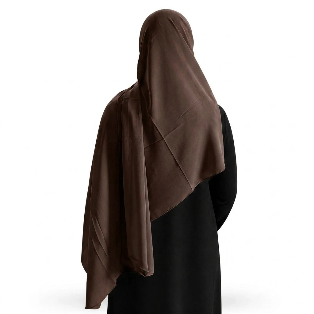 Plain Georgette - Espresso Brown
