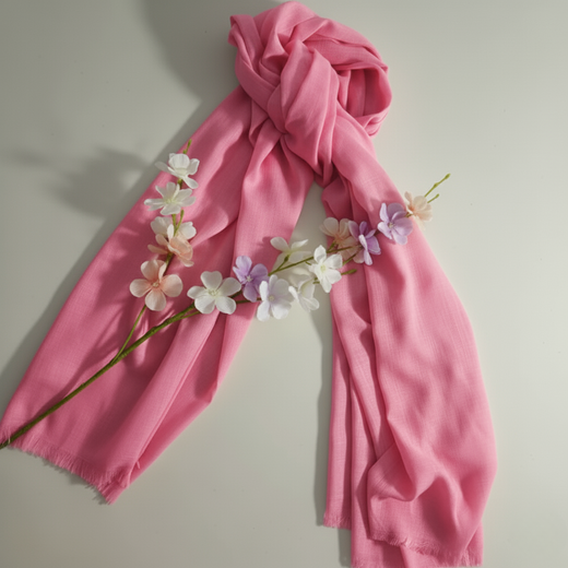 Turkish Lawn XL Hijab - Flamingo
