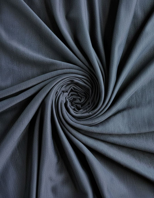 Plain Jersey Hijab - Graphite