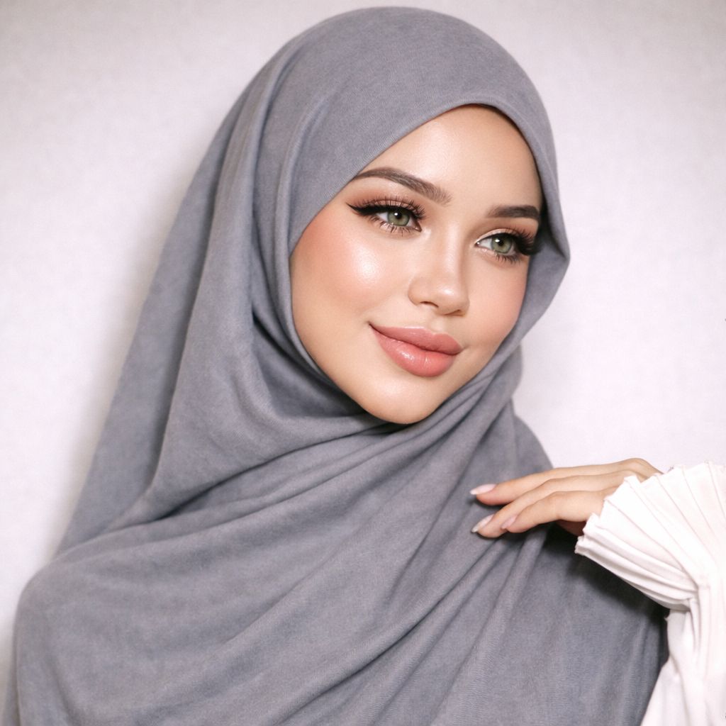 Modal Hijab - Grey