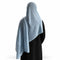 Plain Georgette - Hazy Blue