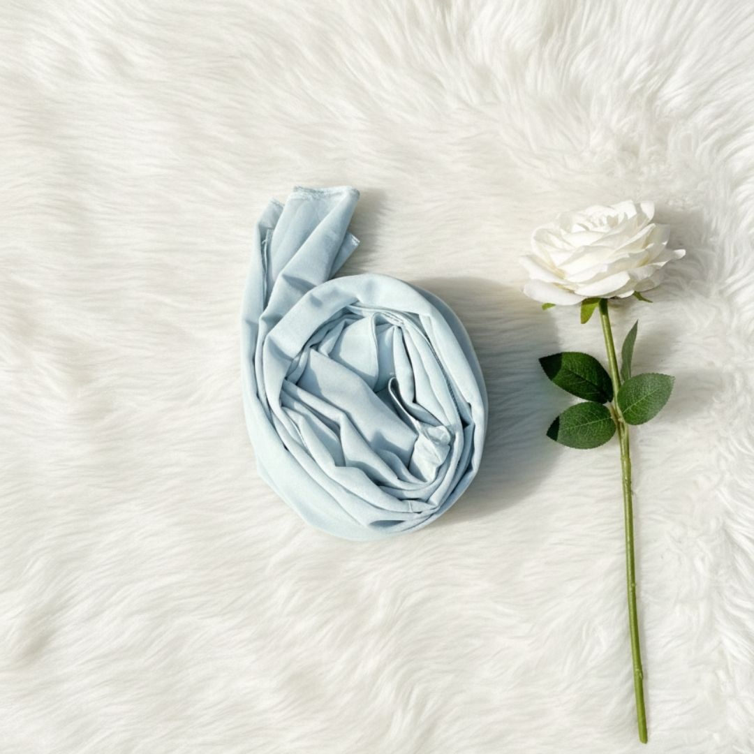 Georgette Chiffon - Ice Blue