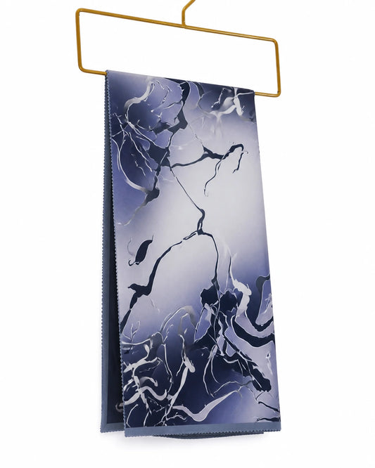 Printed Korean Chiffon Hijabs - Iris Print