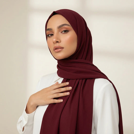 Modal Hijab - Maroon