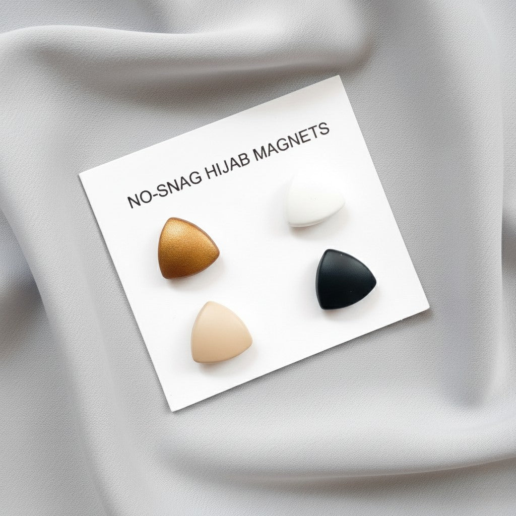 Matte Hijab Magnet - Triangle Shaped