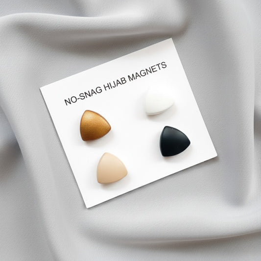 Matte Hijab Magnet - Triangle Shaped