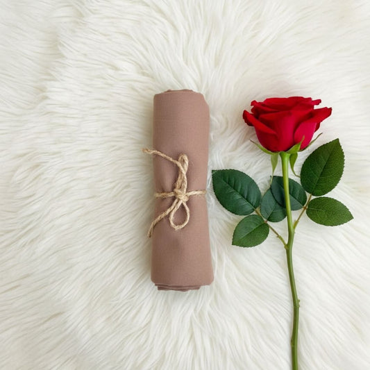 Plain Georgette - Mocha