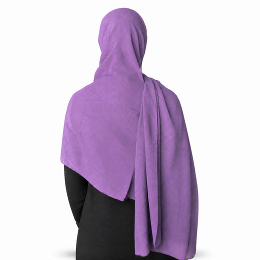 Plain Georgette - Mulberry