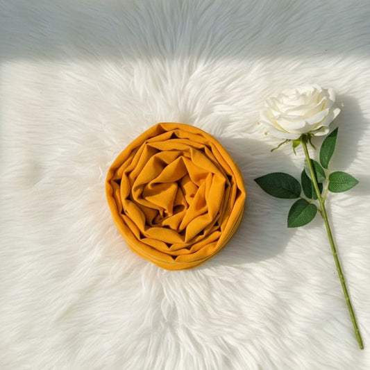 Georgette Chiffon - Mustard Gold